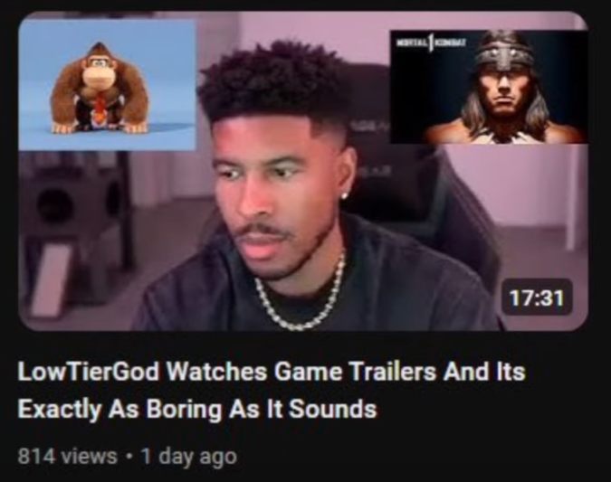FridgeNeverCold's tweet photo. LowTierBalrog got deleted apparently so can we please make an archive of his video titles https://t.co/BeLPAVB8nS