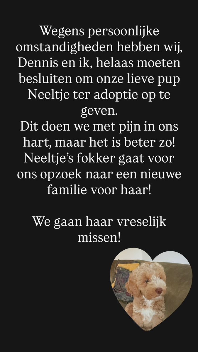 Neeltje update: