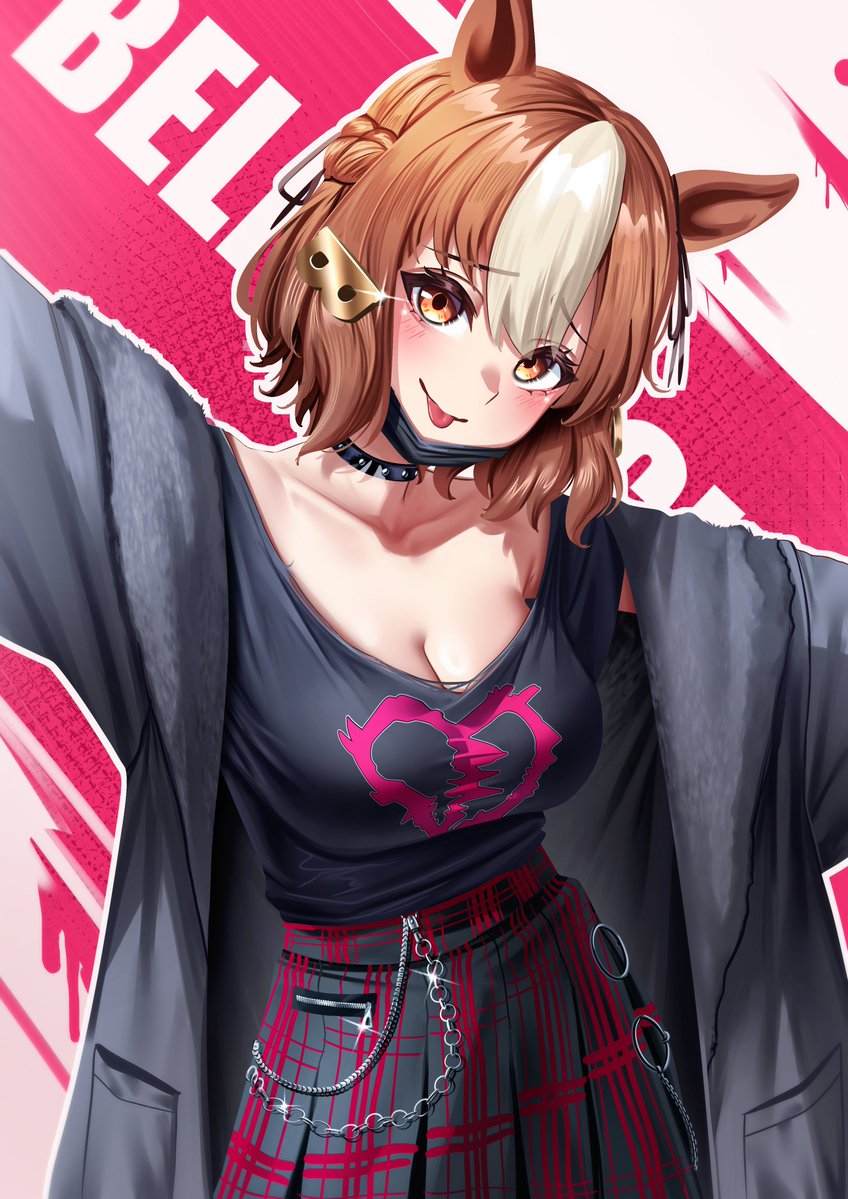 manjo_9257's tweet image. rebellious ベルノ😎
#ウマ娘 #シングレ