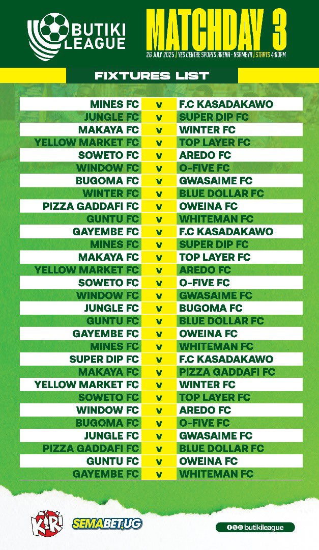 It’s exactly 7 days to MD3 of season 5. 🗓️ 

The fixtures are here ✅ 
A lot has been buzzing 🗣️
Kasadhakawo are currently top of the league log. 🔝 

Which epic clash can’t you wait to watch on Sato? ⚒️

#BLSV