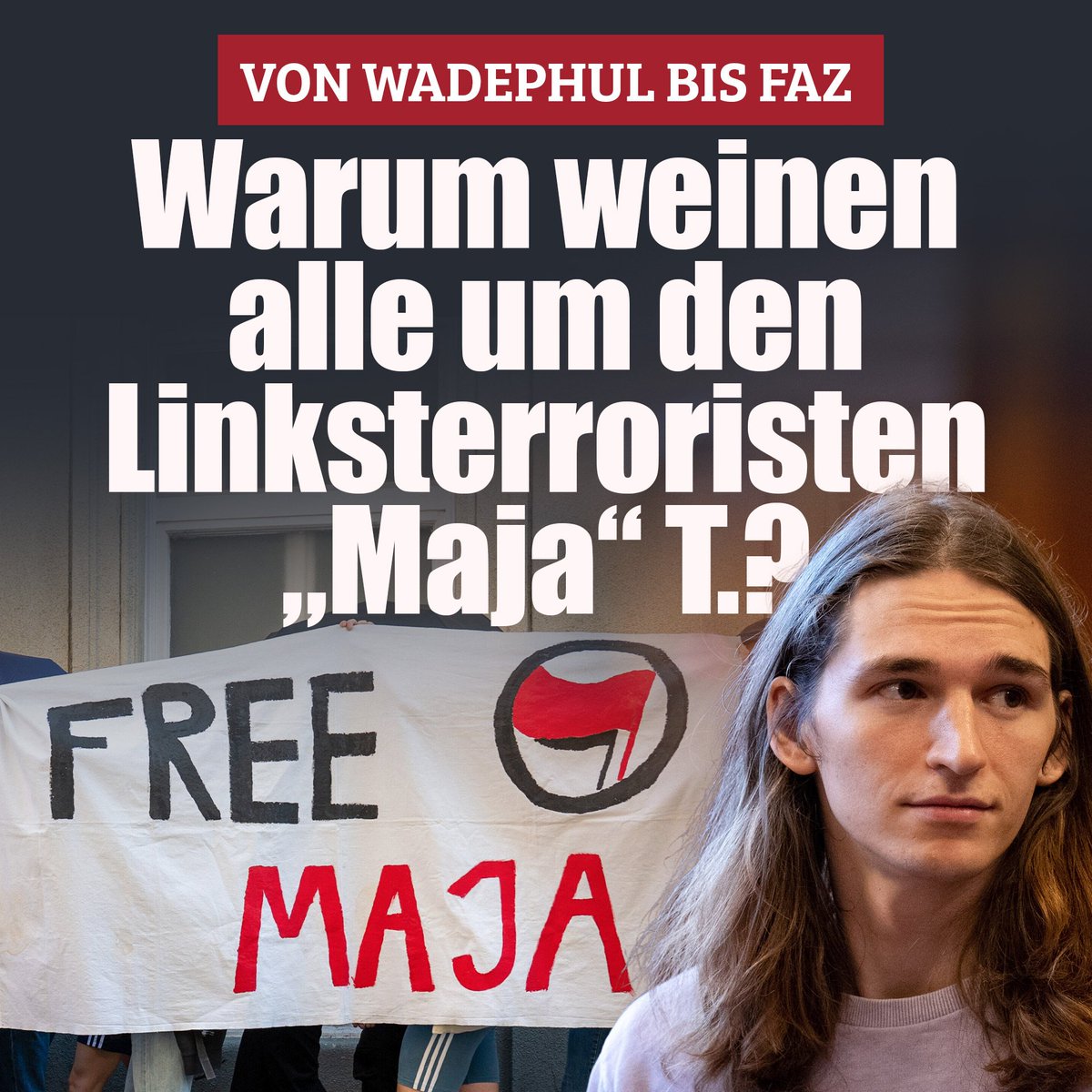 Der Geschädigte erliit multiple Gesichts- und Schädelfrakturen. Trotzdem bleibt die Solidarität für den Linksterroristen Simeon T., alias „Maja“, ungebrochen

nius.de/kriminalitaet/…