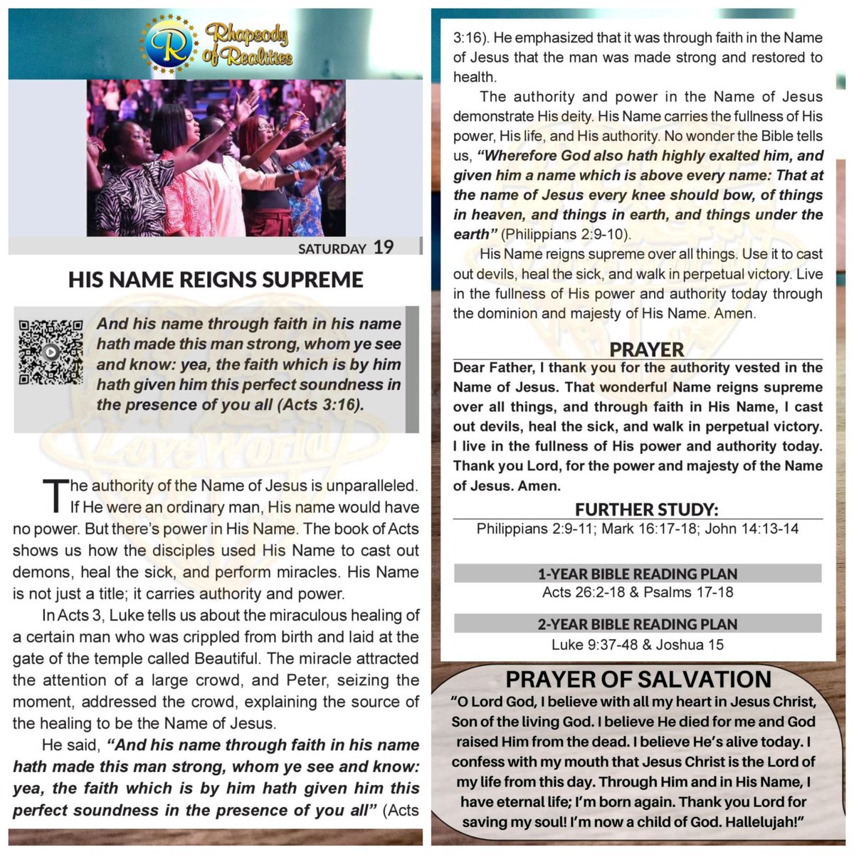 oyehagios's tweet photo. HIS NAME REIGNS SUPREME - Pastor Chris
Rhapsody of Realities; July 19, 2025
#HealingStreamsJuly2025 #WEURO2025 #ASRoma #BernardoPicks #Drill #ESPSUI 
Read More 👇⬇️ https://t.co/21pi0yrj8p