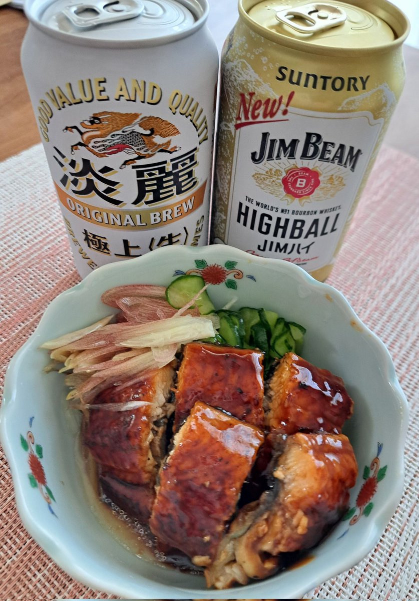 土用の丑の日！
元気をつけましょう😋
うざくで乾杯🍻
#土用の丑の日