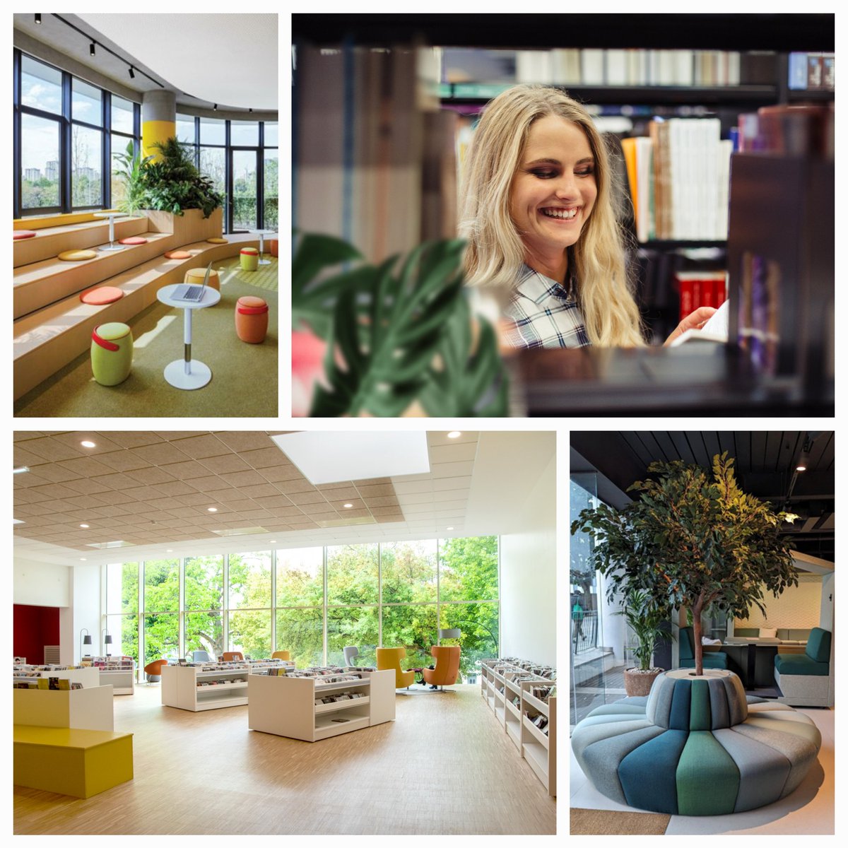 designconceptuk's tweet image. PLANNING NOW FOR GREEN LIBRARIES WEEK? Bring the outside in! #libraries #sustainability #wellbeing #biophilicdesign #greenlibraries #librarydesign Let's chat? thedesignconcept.co.uk/inspiration/bi…