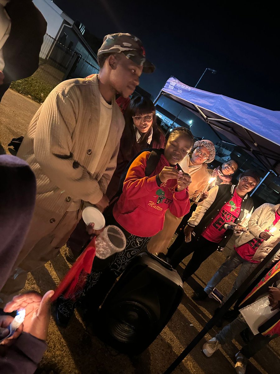 EFFYouthWC's tweet image. ♦️ICYMI♦️
EFF Youth Command National Coordinator, Commissar @NalediChirwa addressed the Youth of Mbekweni, Paarl on the Candlelight Vigil.
#EFFTurns12