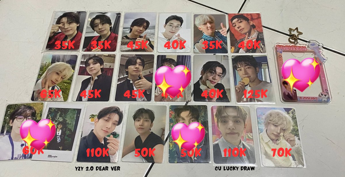 caawon's tweet image. WTS / want to sell PC SEVENTEEN
— mostly wonwoo pc
— boleh take satuan
— price on pict ( IDR )
— co via oren🍊(inc, adm+pack)
— good condition 
— keep event? dp
— dm to claim and video condi ^^
— can ww shipping must have ina address
📍Medan, ina

[❗️REPRICE❗️]