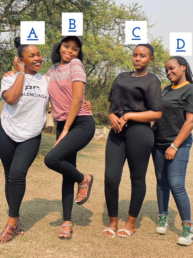 Choose wisely hapa unapita na mgani