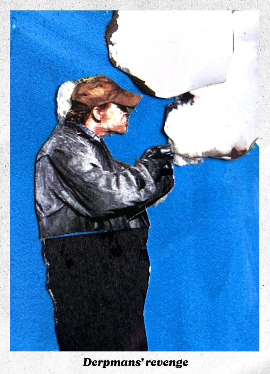 Some of the new “Derpman” trading cards available from <a href="/objktcom/">objkt</a>