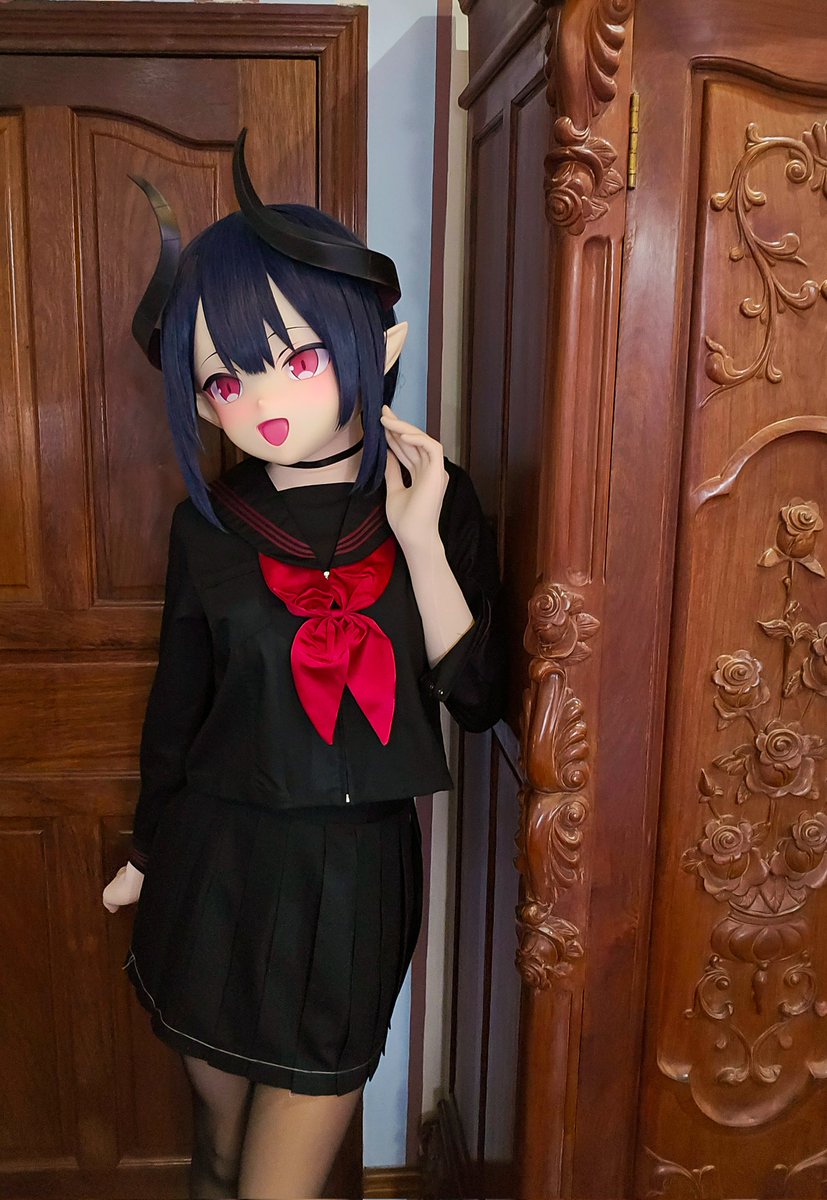 换条衣服试试。还行。
#kigurumi