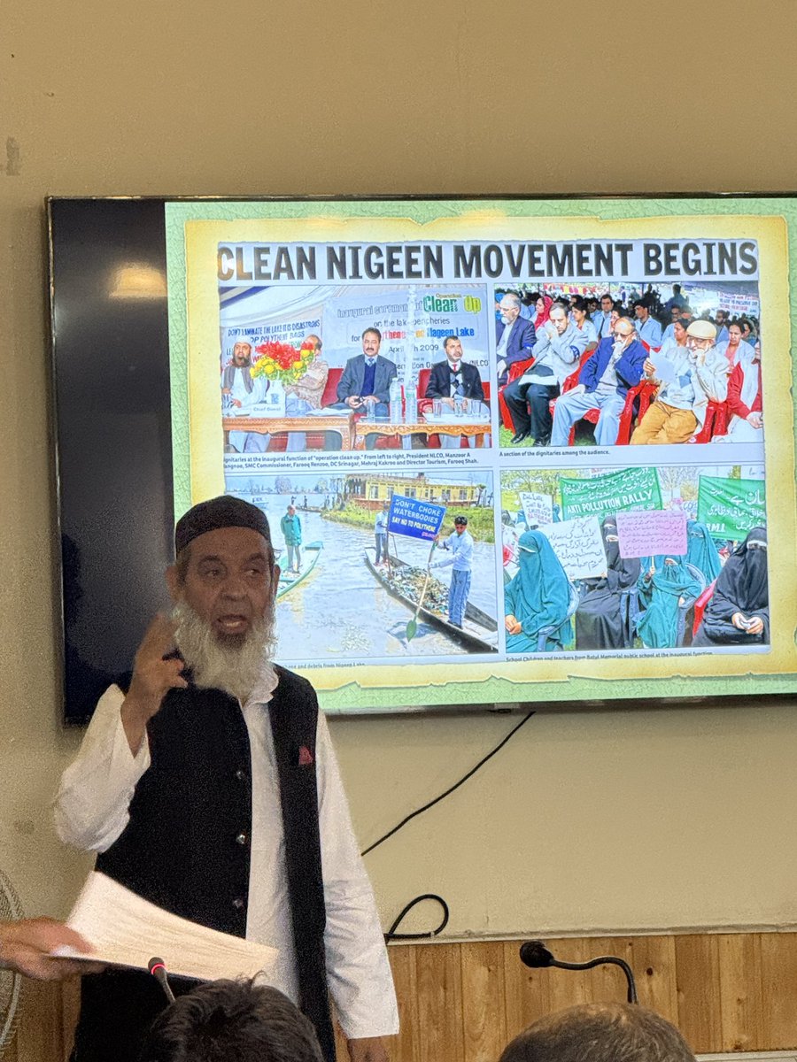 Honoured to join an insightful workshop at IMPARD Srinagar with env. science faculty from across Kashmir. Grateful to <a href="/Shafiadr1Dr/">Dr.SHAFIA WANI</a>  for hosting. Shared <a href="/nageenlake/">NLCO</a>’s journey, &amp; next—Sherbagh Spring, Anantnag. From awareness to action, the mission continues. 🌿 #MissionEhsaas