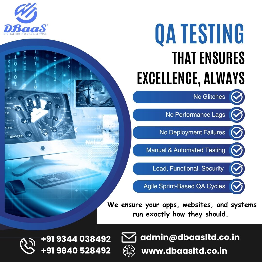 We ensure your apps, websites, and systems run exactly how they should.
Contact or email us:-
📧dbaasltd.co.in
📱+91 93440 38492
📩admin@dbaasltd.co.in

Fill this form to reach out us:
docs.google.com/forms/d/e/1FAI…
.
.
#itsupportservices #ITSupport #itservices #it