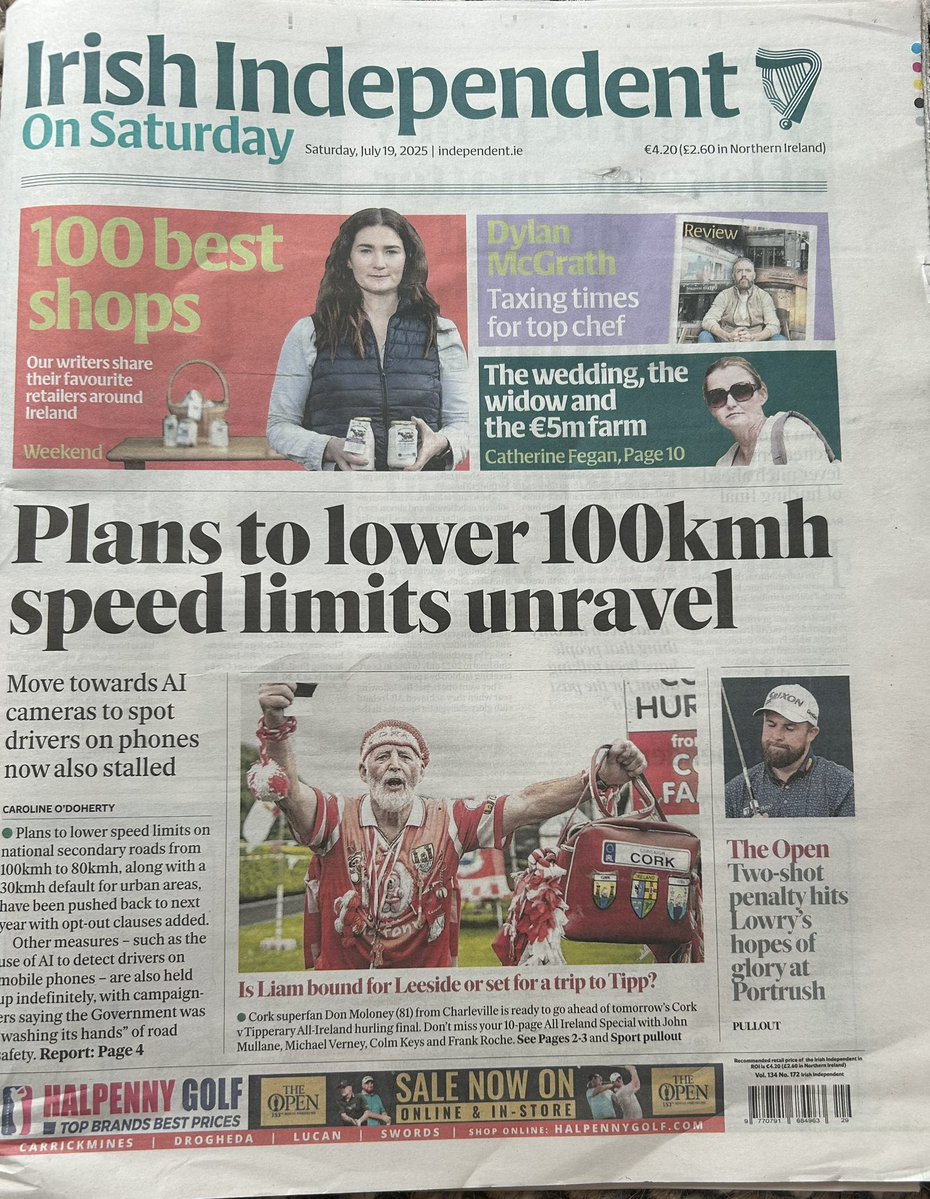 petertgallagher's tweet image. What are these kilometre hour (kmh) things that @Independent_ie speak about? Presume they mean kilometres per hour (km/h or kph)?