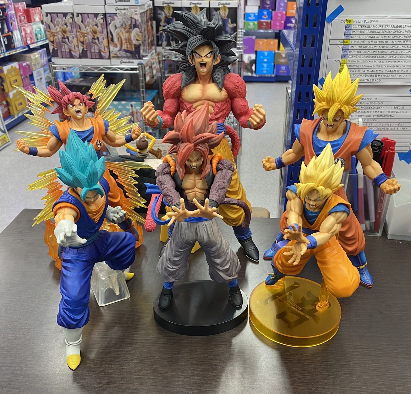 ドラゴンボールフィギュアたくさん！ ドラゴンボールのアクションフィギュア,超サイヤ人悟空ミニ