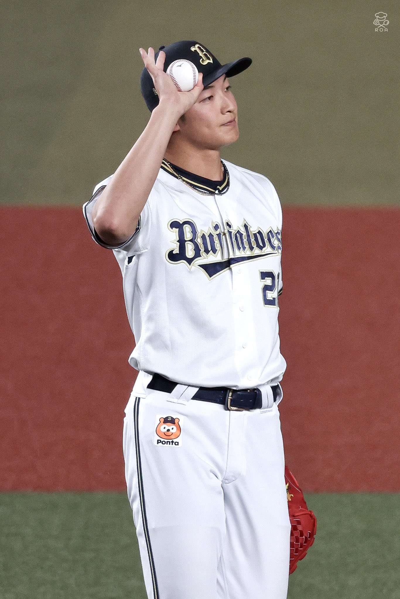 Buffaloes ユニフォーム 山崎颯一郎 21 オリックス・バファローズ #21 山崎颯一郎 ホーム ハイ