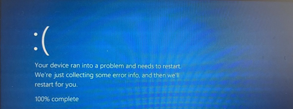 fraugala's tweet image. Happy global #bluescreen day aka Global Blue Screen of Death Crisis (BSOD error)