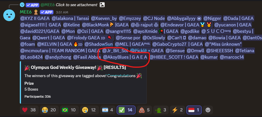 Akoyneedyou's tweet photo. Finally able to win in the GAEA Olympus God Weekly giveaway 🔥, and congrats to everyone who participated and won🥳
@aigaealabs  #GAEA #DepinAI https://t.co/NIFXA8Xlq9