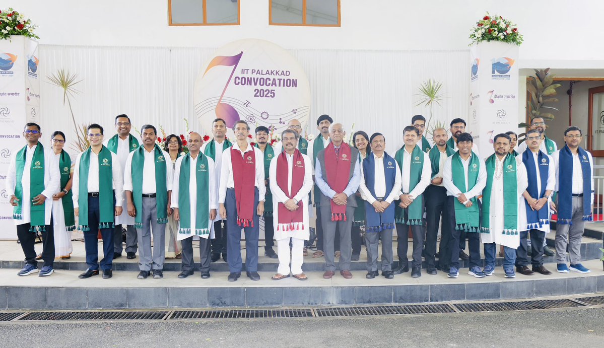 Dharmendra Pradhan (@dpradhanbjp) on Twitter photo Immense pleasure to be among the <a href="/PalakkadIIT/">IIT Palakkad</a> family for their 7th Convocation.
Heartily congratulate the graduating students who have been conferred with degrees and medals. As this bright batch of students embark on their professional journeys, wish them the best. May they Immense pleasure to be among the <a href="/PalakkadIIT/">IIT Palakkad</a> family for their 7th Convocation.
Heartily congratulate the graduating students who have been conferred with degrees and medals. As this bright batch of students embark on their professional journeys, wish them the best. May they