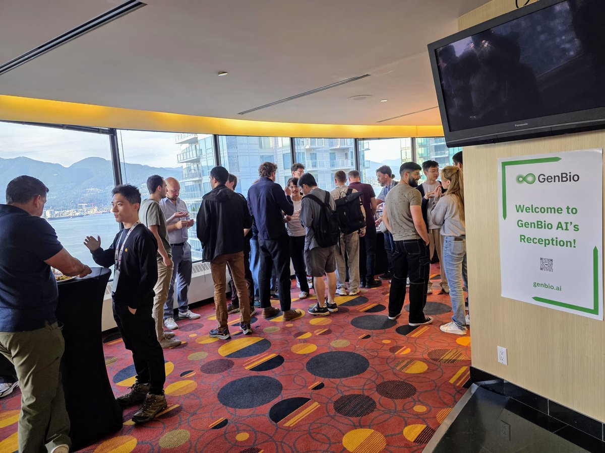 genbioai's tweet image. Thank you to everyone who joined us at GenBio AI’s private reception in Vancouver, BC.
We’re grateful to be surrounded by such a vibrant, forward-looking scientific community in AI and biology.
Stay tuned and learn more: genbio.ai/blog