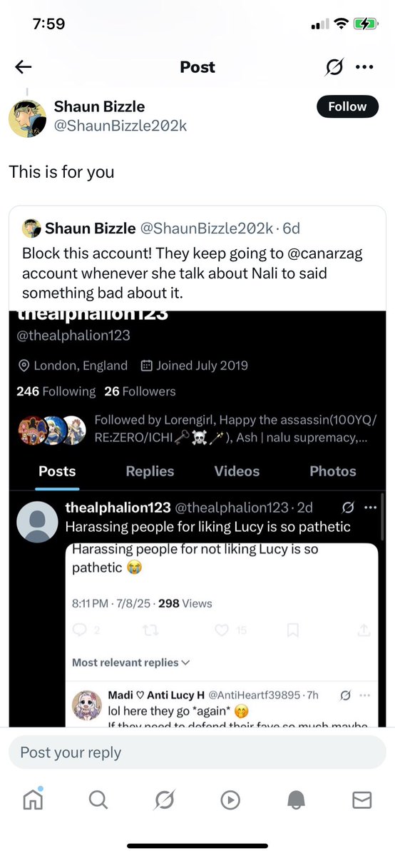 thealphalion123's tweet image. Why is bro so obsessed with me 😂😂😂