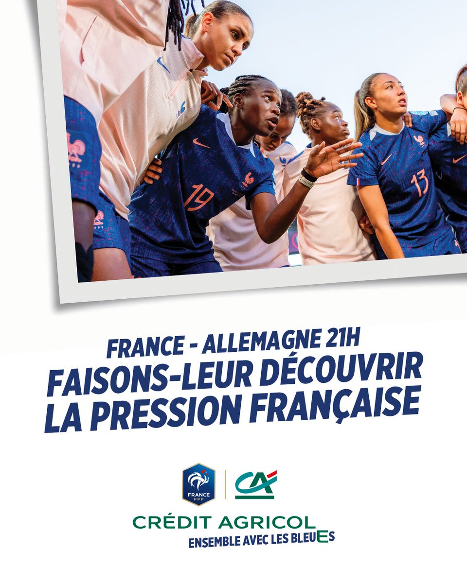 Après 3 victoires, les Bleues affronteront l'Allemagne en quarts de finale 🚀🇫🇷

RDV ce soir à 21h ⚽