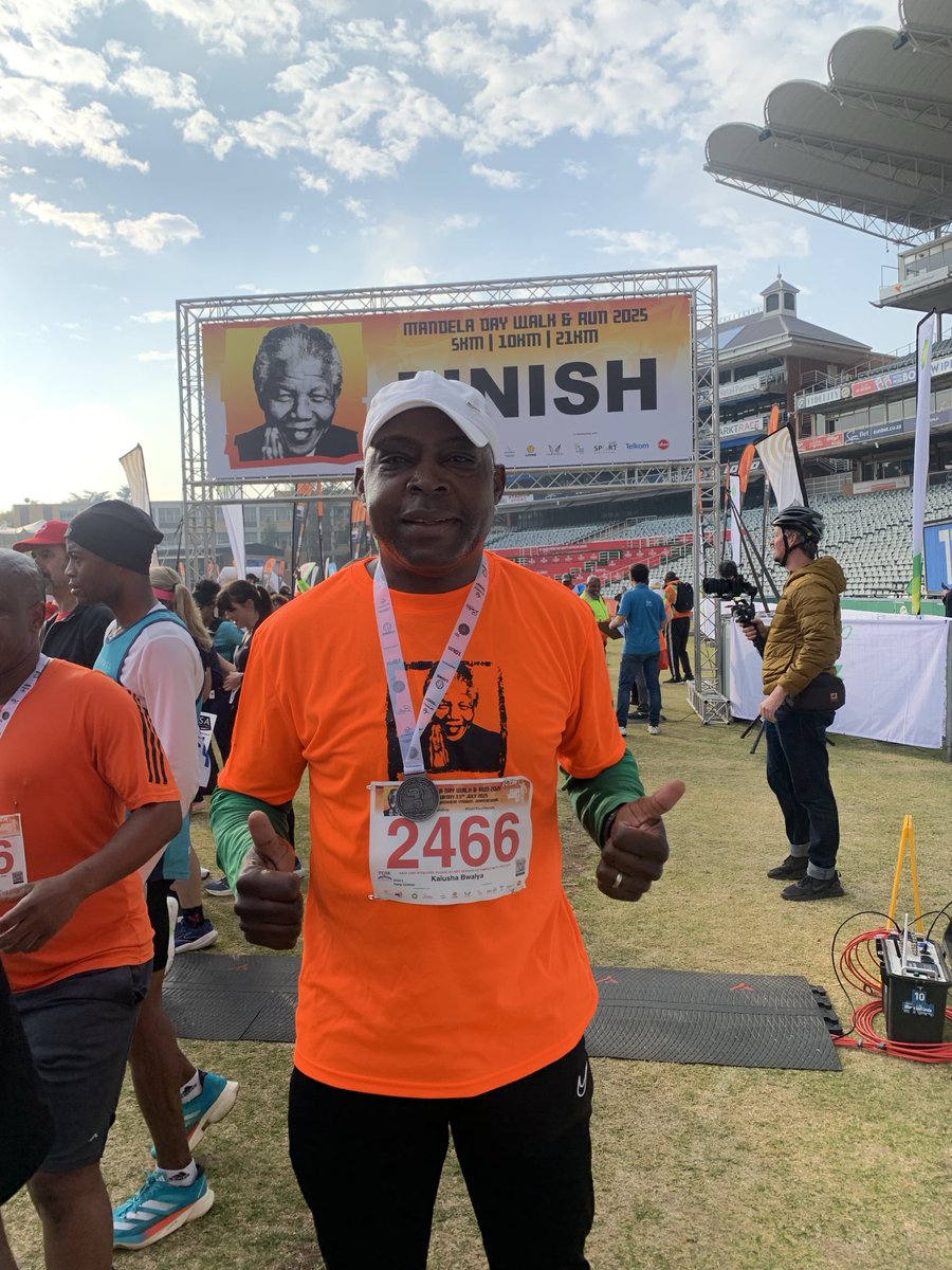 KalushaPBwalya's tweet image. 10km Done and dusted. #MandelaWalkandRun