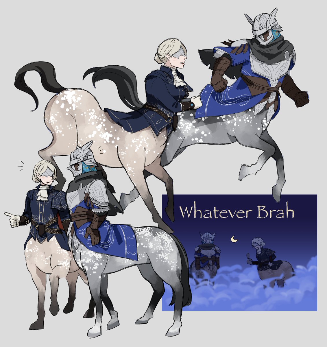 Twin horses :) #NIGHTREIGN