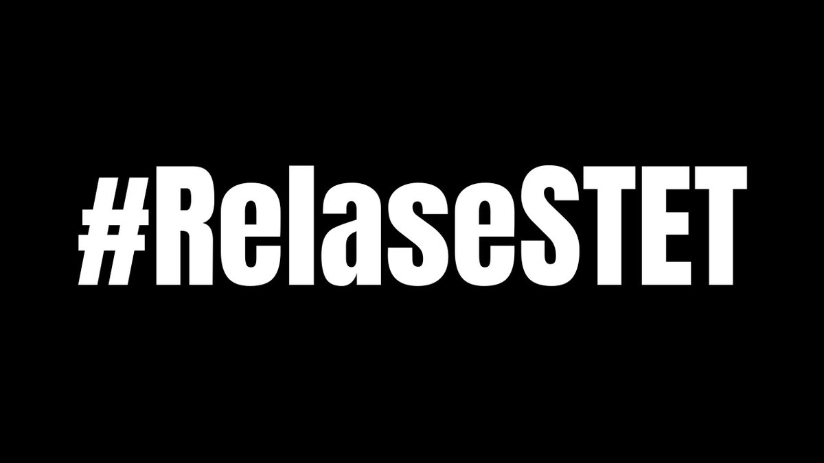 #releasestet आखिर कब तक हज़ारों बच्चों का हक दबा कर रखा जाएगा।
#Releasestet 
#ReleaseSTET2025 
#STET
#STETBEFORETRE4 #STETRelease#ReleaseSTET