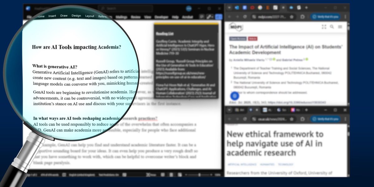 ThePhDPlace's tweet image. You have too many tabs open.
Our research is actually pretty messy when we’re trying to figure something out.
New tool Ponder can help make your research process clearer —
without trying to do the work for you. #Ad
A 🧵👇