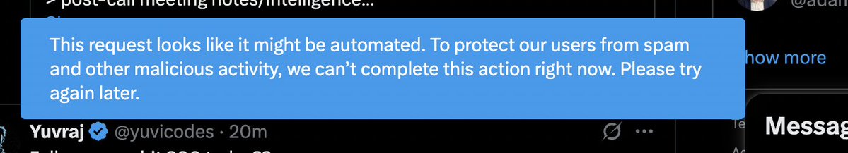 pankajkumar_dev's tweet image. I won't be liking or commenting for some days (haven’t been doing it recently either) because the algorithm probably thinks I am a bot.