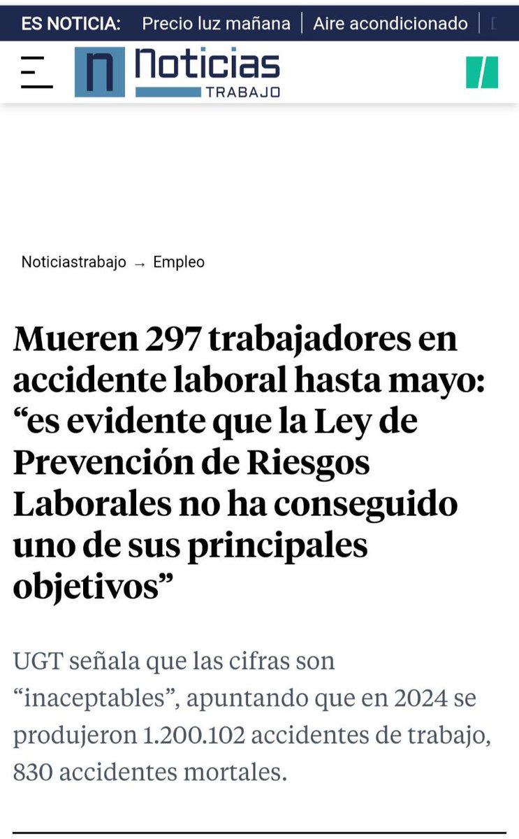 Hace unos años, cuando fuimos al Congreso a proponer la Ley Kelly, un Inspector de Trabajo nos dijo que como no saliera adelante la prohibición de las subcontratas de la propia actividad, esto iba a ser un suicidio colectivo. 🙋🏻‍♀️Y estamos viendo cómo el país ha reventado a
HILO 🧵