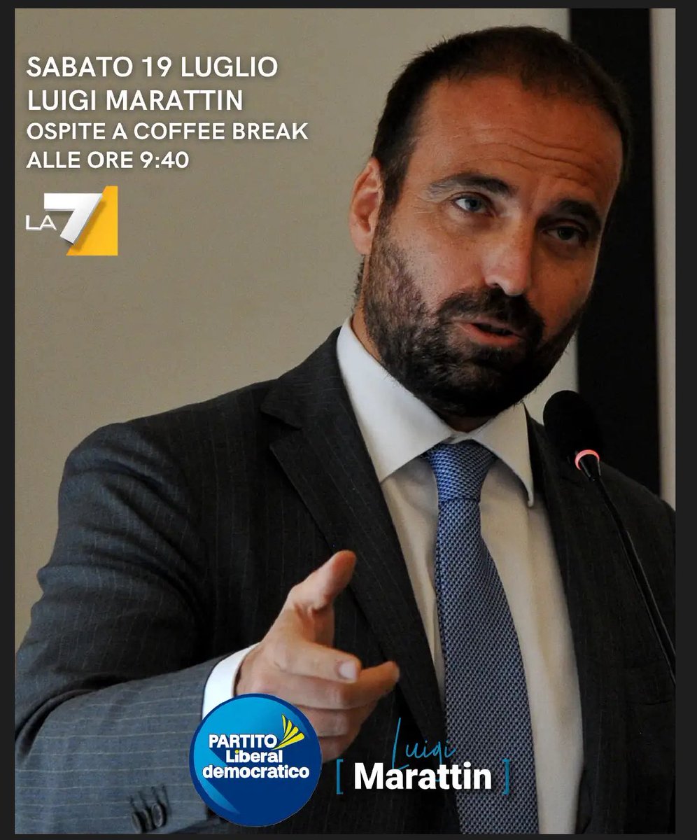 Ci vediamo tra poco a Coffee Break su La 7.