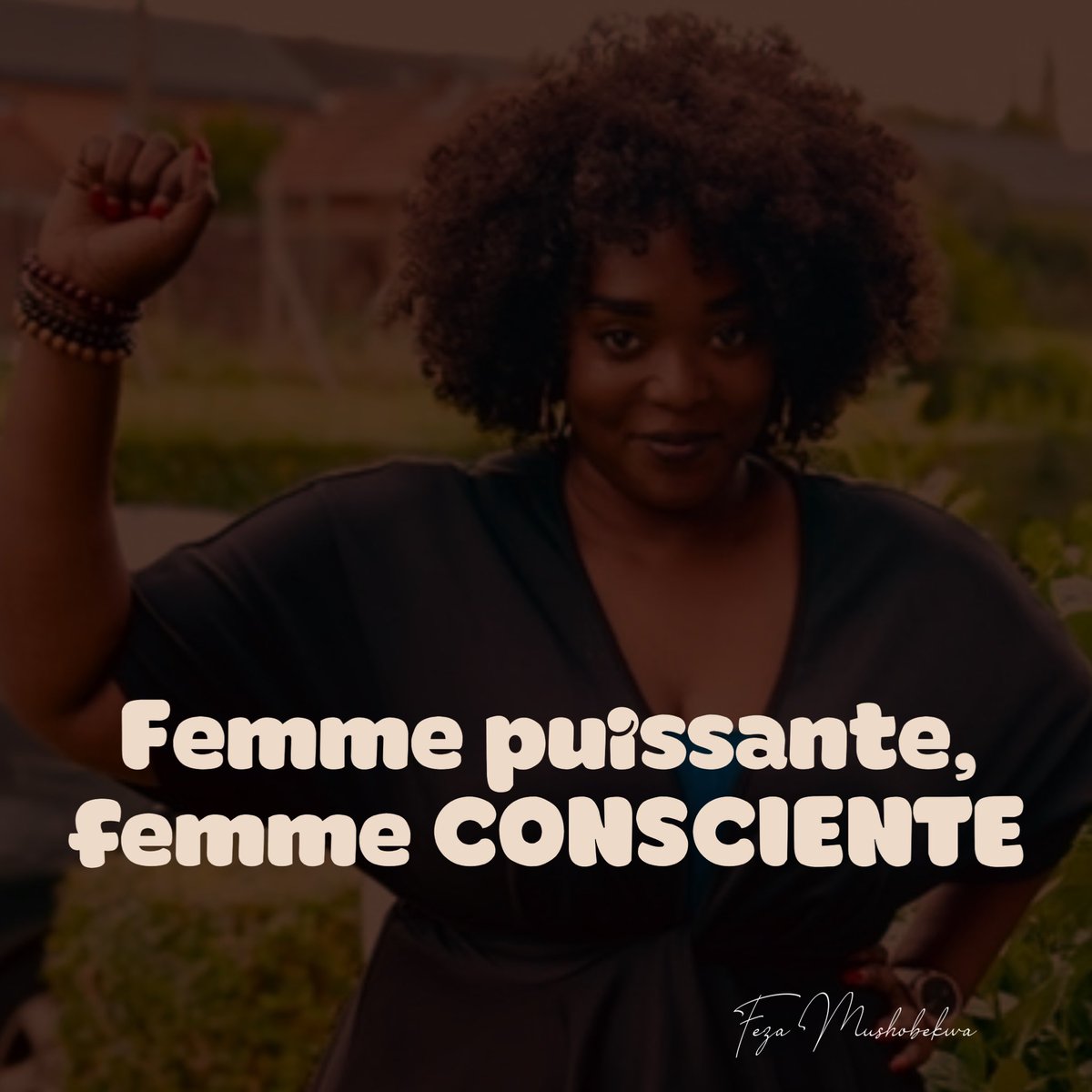 fezamk's tweet photo. ✨ Femme puissante, femme consciente✨

Être une femme engagée, ce n’est pas seulement PARLER fort.  
C’est AGIR avec sens, TRANSMETTRE , CRÉER des ponts entre les générations.  
C’est OSER, même quand on doute.  
C’est s’ÉLEVER sans ÉCRASER.  
C’est se relever, ENCORE et ENCORE , pour celles qui ne le peuvent plus.

Mon parcours de vie m’a appris que la PUISSANCE d’une femme réside dans sa capacité à transformer la DOULEUR en FORCE, et l’AMOUR en ACTION.

À toutes les femmes qui lisent ceci :  
Vous êtes puissantes, même quand vous ne vous en rendez pas compte.

🌍 Continuons à nous inspirer les unes les autres.  
Le monde a besoin de notre LUMIÈRE .

#EmpowermentFéminin #fezamushobekwa #Sororité #FemmeEngagée #ForceAuFéminin #Sororité #FemmeDebout #LeadershipAuFéminin #jaisurvecu #lejournaldunefemmeenapnee