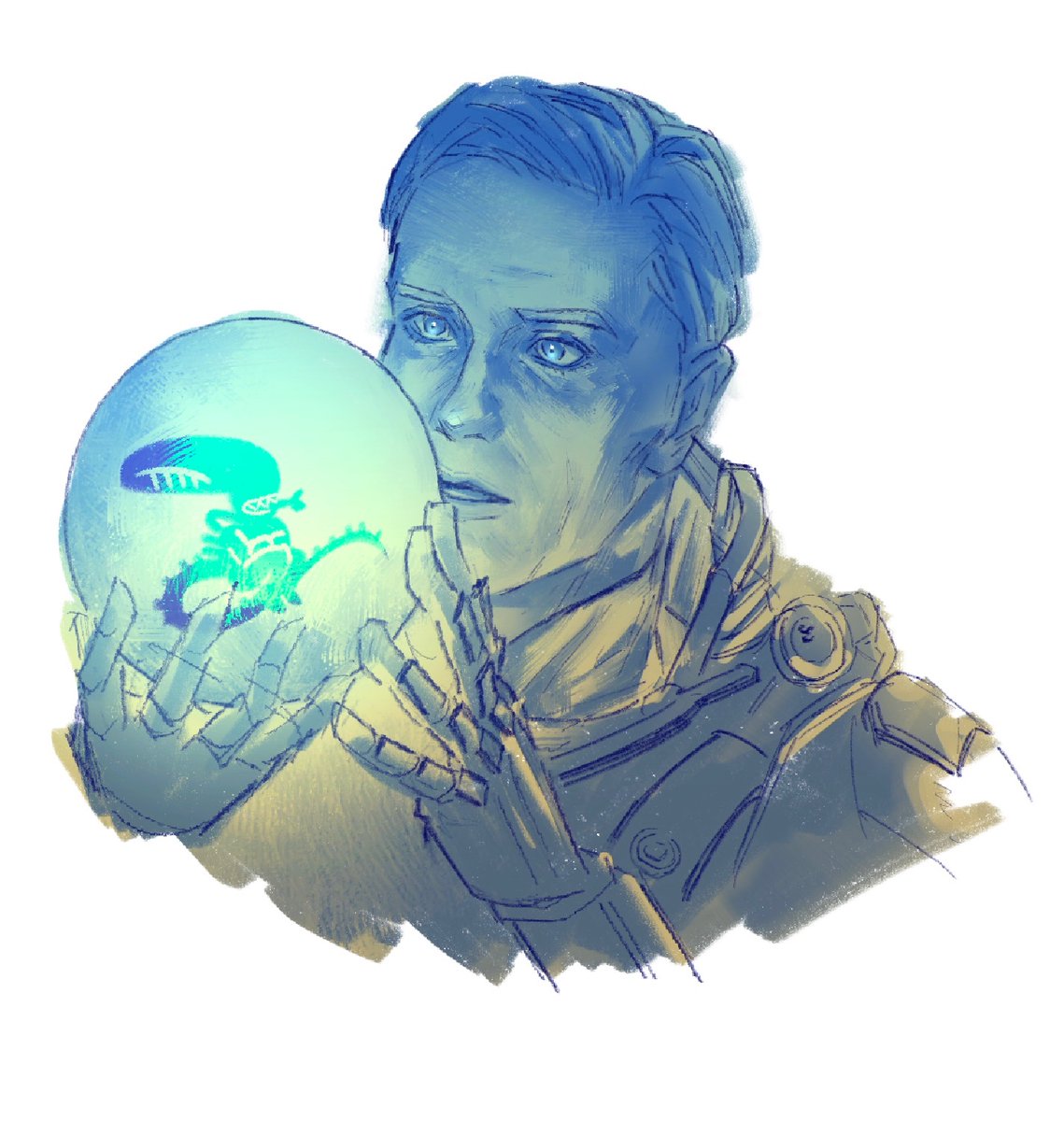 _trash_Pigeon's tweet image. 大衛巴 ✨🌎🤲🥺✨

#david_8 #david8 #alien_prometheus #Alien