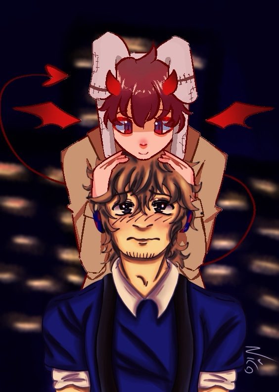 starringnova's tweet photo. Art collab with @HeartFromIcarus !!
(I drew Sam)
#yhstwt #yhs #yanderehighschool #yhsfanart #grianfanart #samgladiatorfanart https://t.co/Zm2eF5C2hR