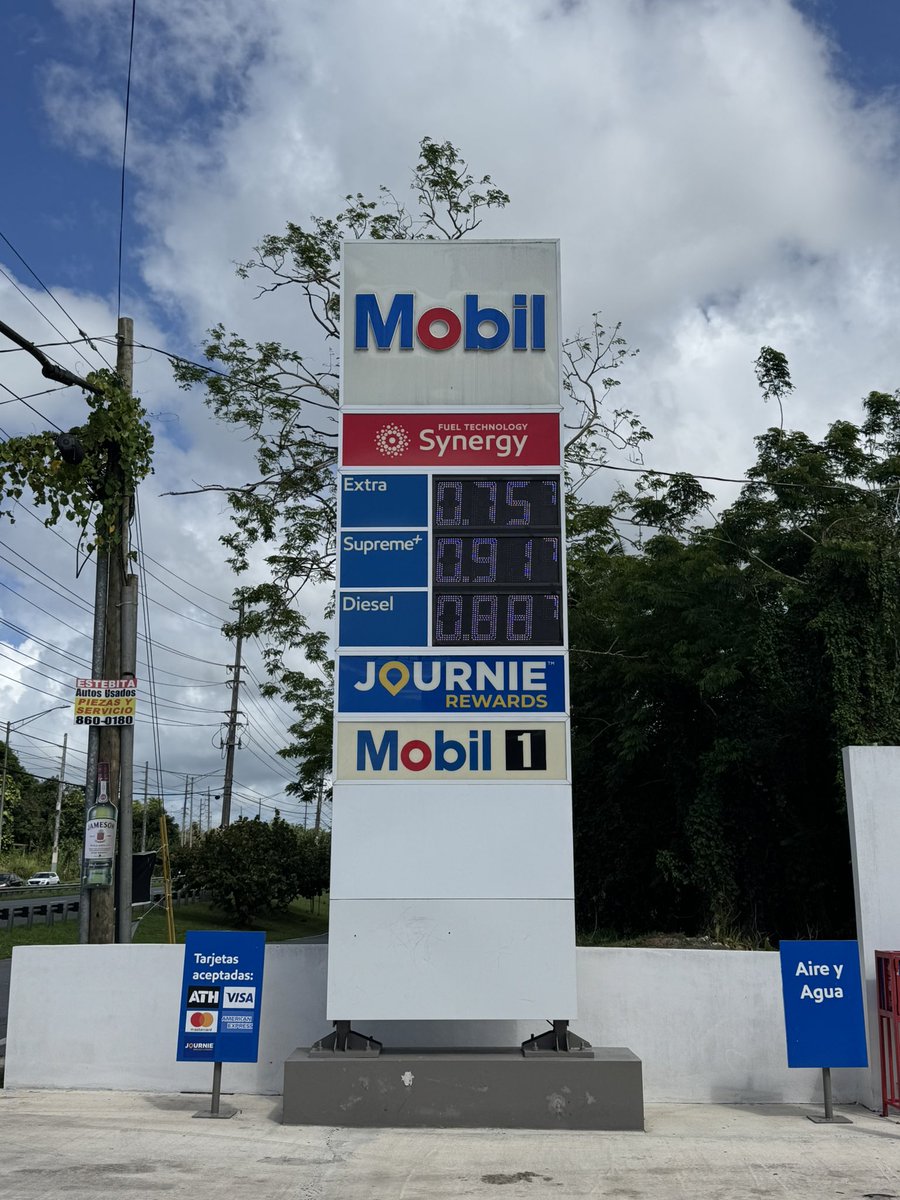 Gas prices in Puerto Rico…