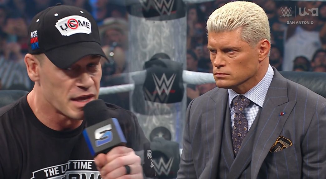 This split camera in movies is used to display the change of personalities.

I fully believe they switched the personalities here.