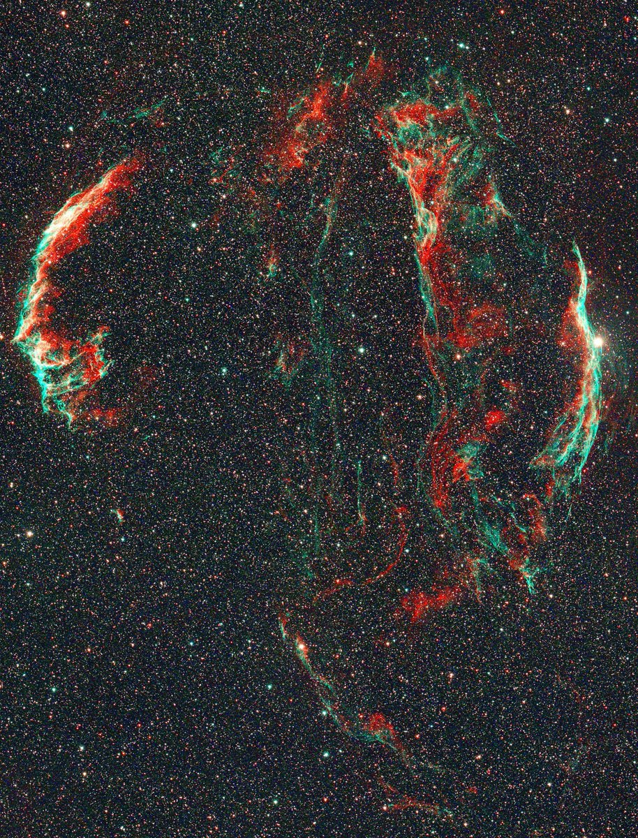 m_aquarock's tweet image. 網状星雲 はくちょう座 2025.07.19
SV555のファーストライト。
折角だからとカメラも用意したら2インチフィルターも必要になってひと月もかかってしまいました。
まだまだノイズが多いので設定の試行錯誤が必要だなあ〜。
SV555+ASI2600MCP+SV240
120min LiveStacking Trimming