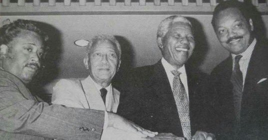 TheRevAl's tweet image. Happy Heavenly 107th Birthday to Madiba via Nelson Mandela.
One of the greatest honors of my life was meeting Madiba on several occasions, and having the privilege of speaking with him. He was truly one of the greatest minds, and one of the greatest men of the 21st century.…
