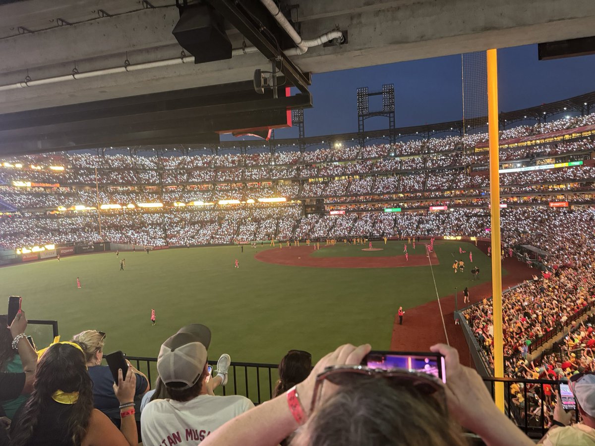 Hey Bill, this is what a full stadium looks like in case you forgot.