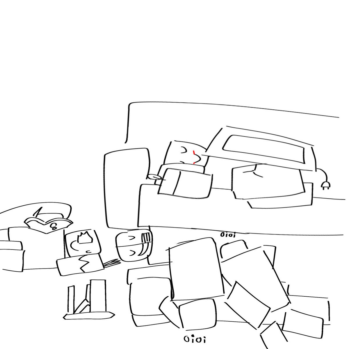 kj2eo1's tweet image. Sleepover