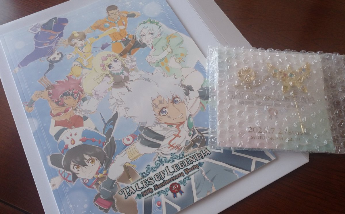 Tales of Legendia 20周年記念サイン入り TALES OF LEGENDIA 〜20th Anniversary party〜 開催記念 公式