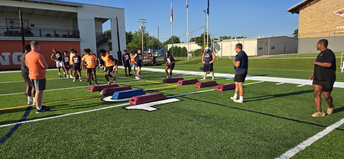 Great last camp at Schneider Stadium. Great group of student-athletes.