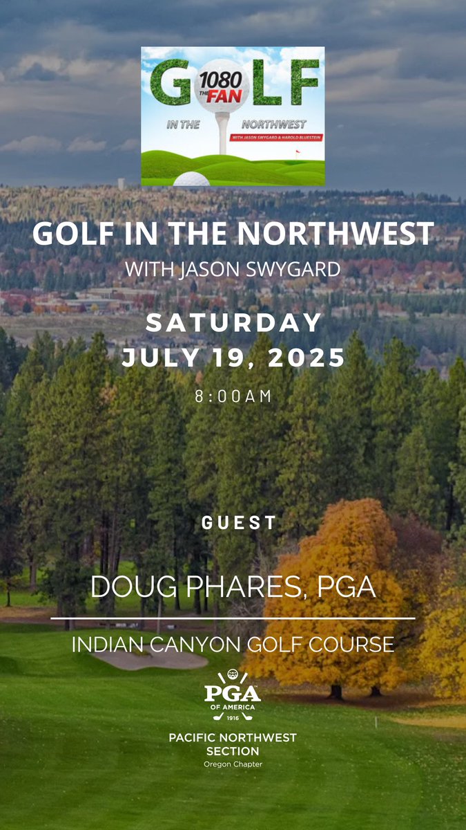 Tune in tomorrow morning with <a href="/FANswag/">Jason Swygard</a> .  Indian Canyon GC PGA Head Golf Professional Doug Phares talks about the Rosauers Invitational.