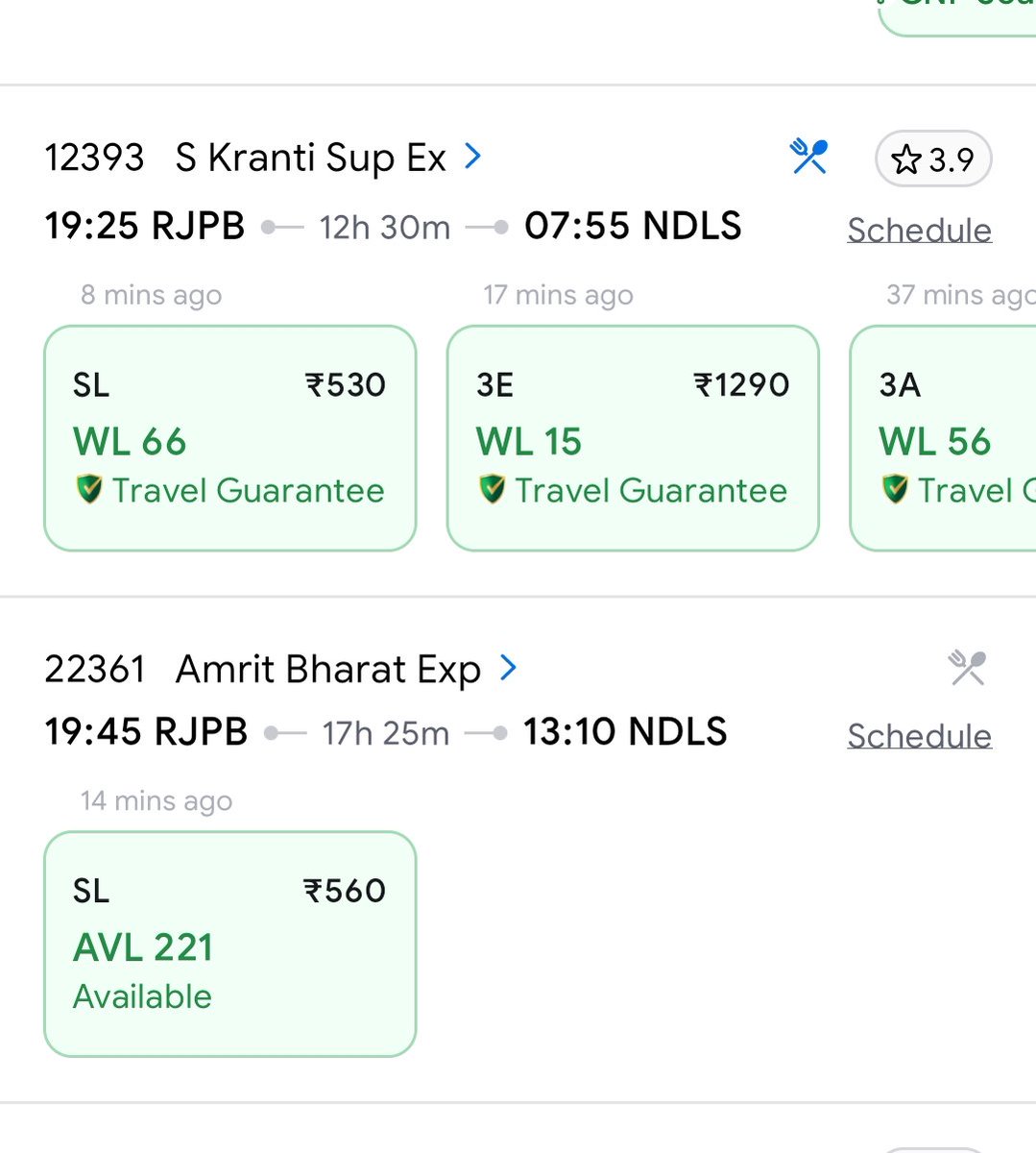 NathNsn's tweet photo. @AshwiniVaishnaw @narendramodi @IRCTCofficial  Kindly look at the Timing of Amrit Bharat Express, Will take 5 hrs Extra to Other Train . https://t.co/27asvpgwtO