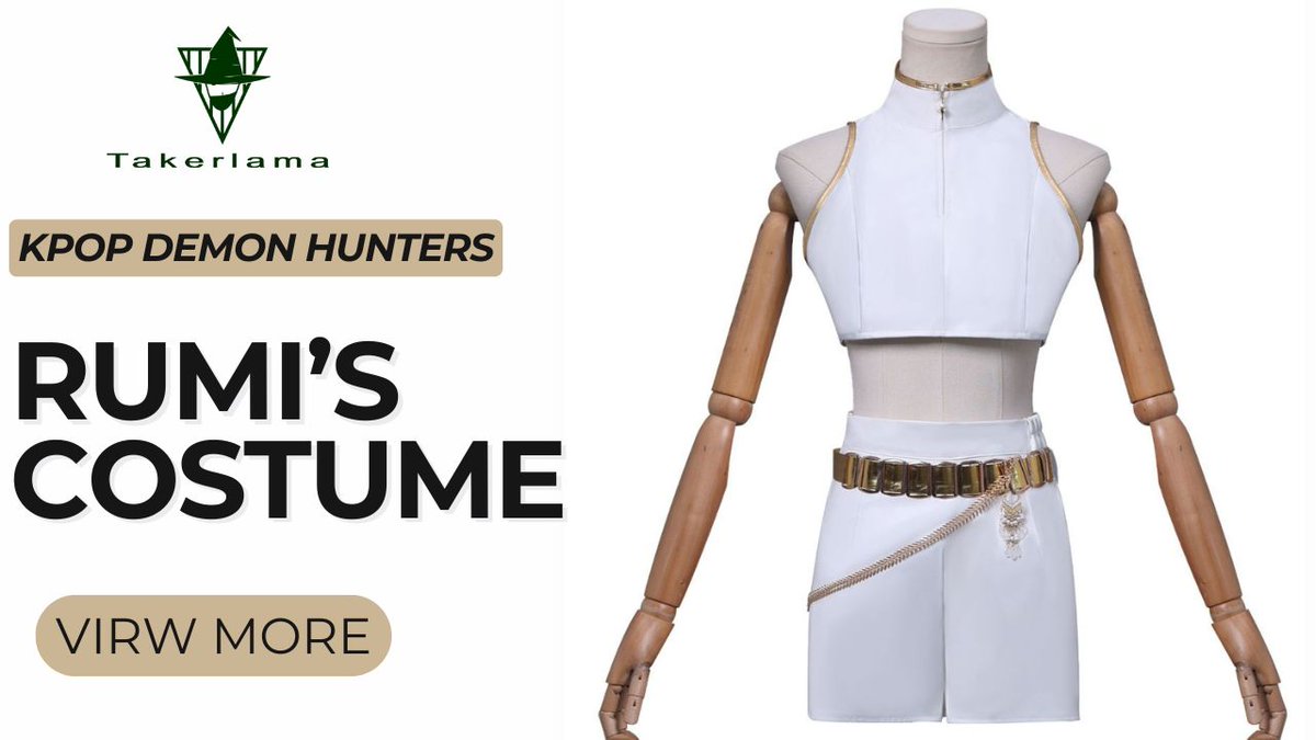 takerlama's tweet image. 💯Link: takerlama.com/products/kpop-…
🔥When you're a Kpop stan and a demon hunter, you gotta dress the part!
#KpopDemonHunters #Rumi #Cosplay #Costume #kpop #demonhunters