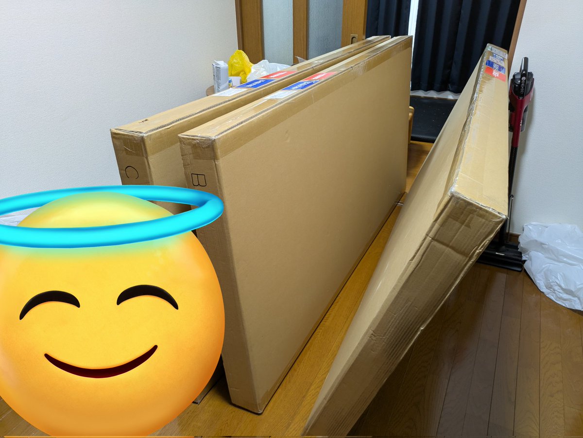mgr_junkdoppel's tweet image. 防音室のパーツ届いた
これ一人で組み立てるの無理だろ
