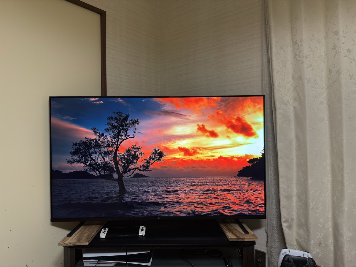 RyotaMan0213's tweet photo. 10年ぶりにテレビ買い替えたら文明感じてる🙏 https://t.co/HTM1OCNiSf
