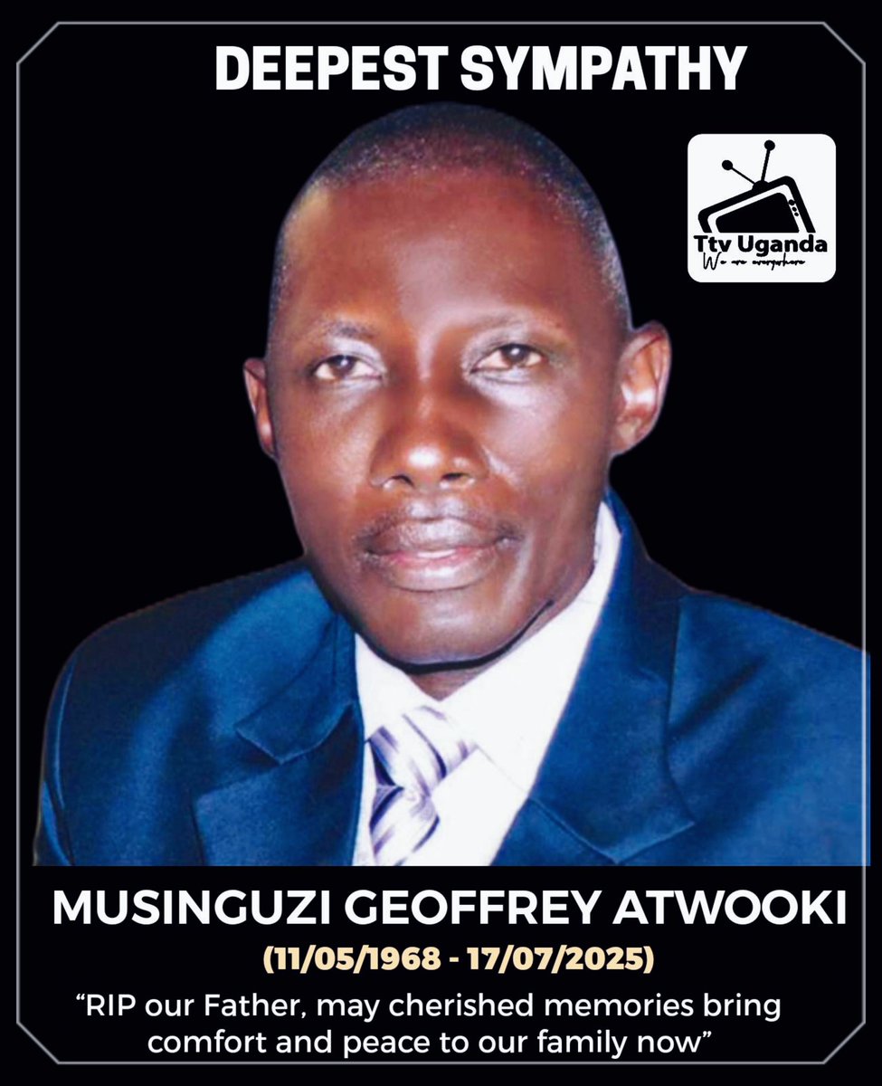 Deepest sympathy #RIP #Zefania #TtvUganda