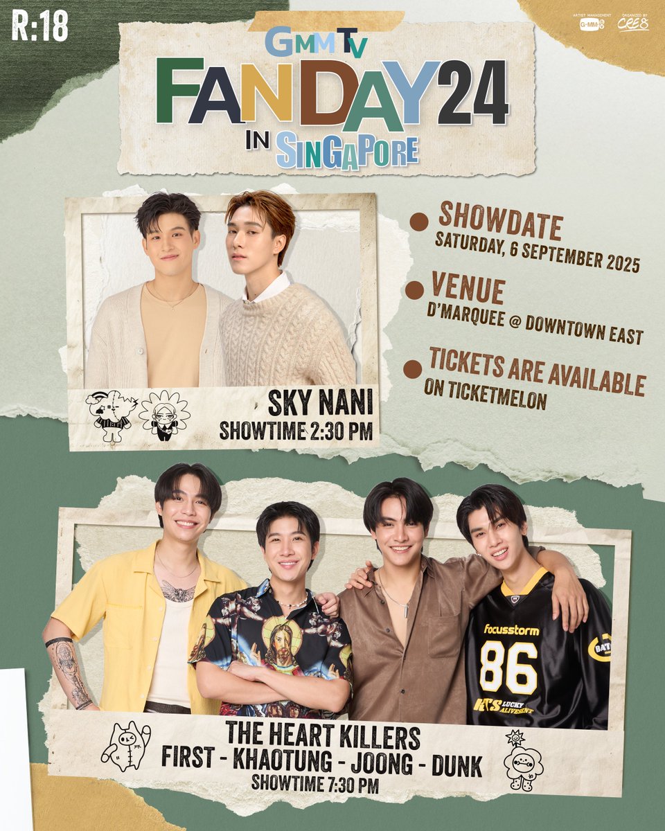jusjasjusz's tweet photo. Open ticketing service/assistance
GMMTV FANDAY 24 In Singapore
🔸️experienced secured 1600+ ww ticket 
🔸️ ticket under your name
🔸️100% refundable 
📩 dm @/jastipxcyncs for booking &amp; inquiries
🏷️ singapore proxy/tix tpa ta ts wts lfb htb
#SKYNANI
#JOONGDUNK
#FIRSTKAO https://t.co/hqDcY4L2Ac