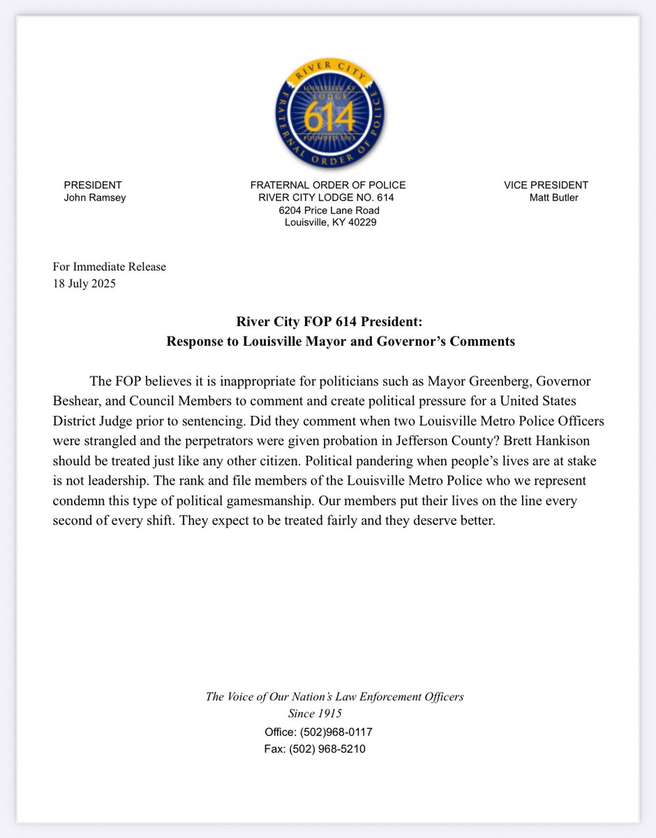 River City FOP tweet media